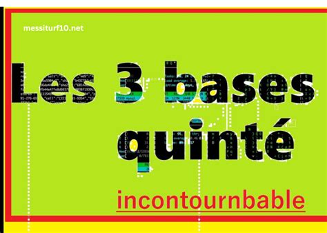 trio bet|les 3 bases solides.